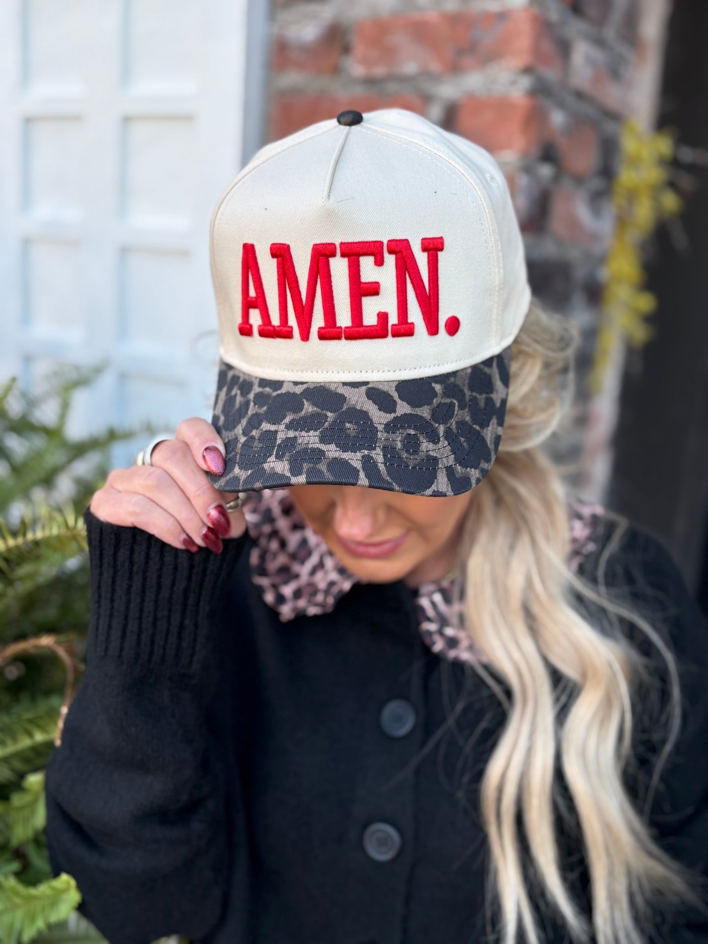 Amen Leopard Hat