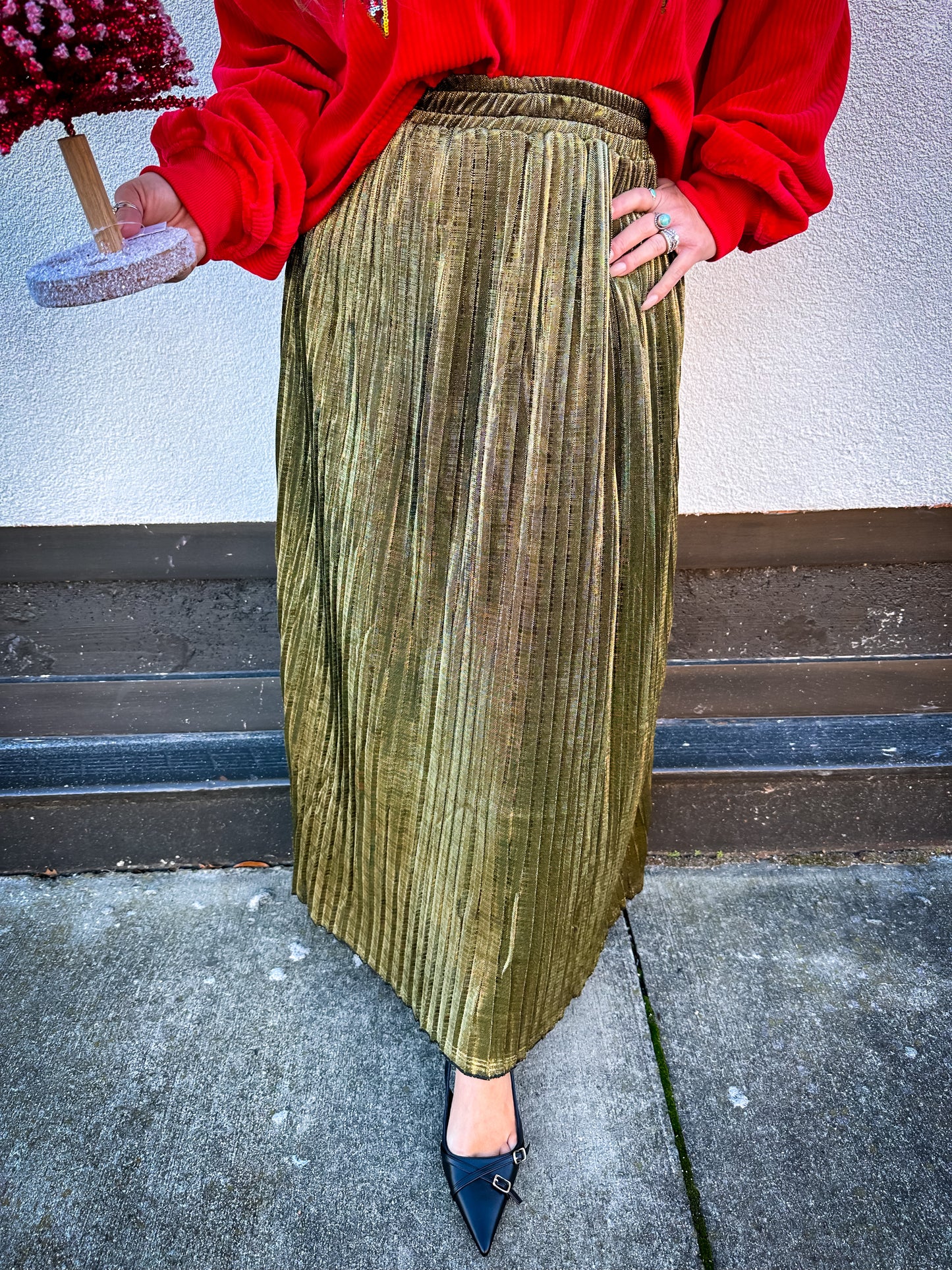 Miss Sparkle Gold Skirt