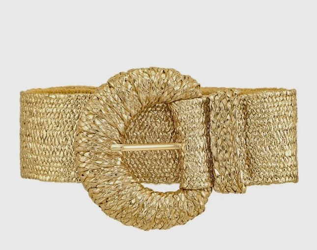 Gold Metallic Belt