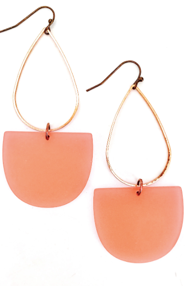 Emmy Earrings - Grapefruit