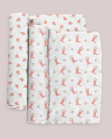 Bloomin' Boot Swaddle Set