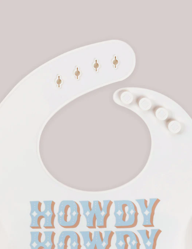 Silicone Howdy Partner Bib