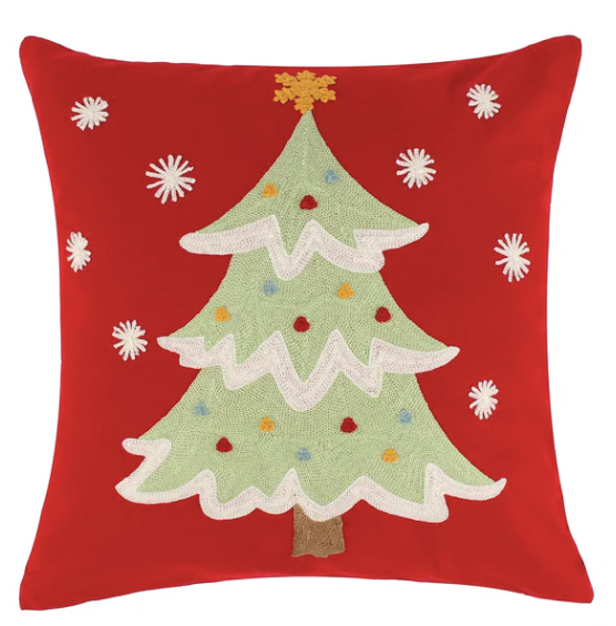 Comet & Cupid Christmas tree Pillow