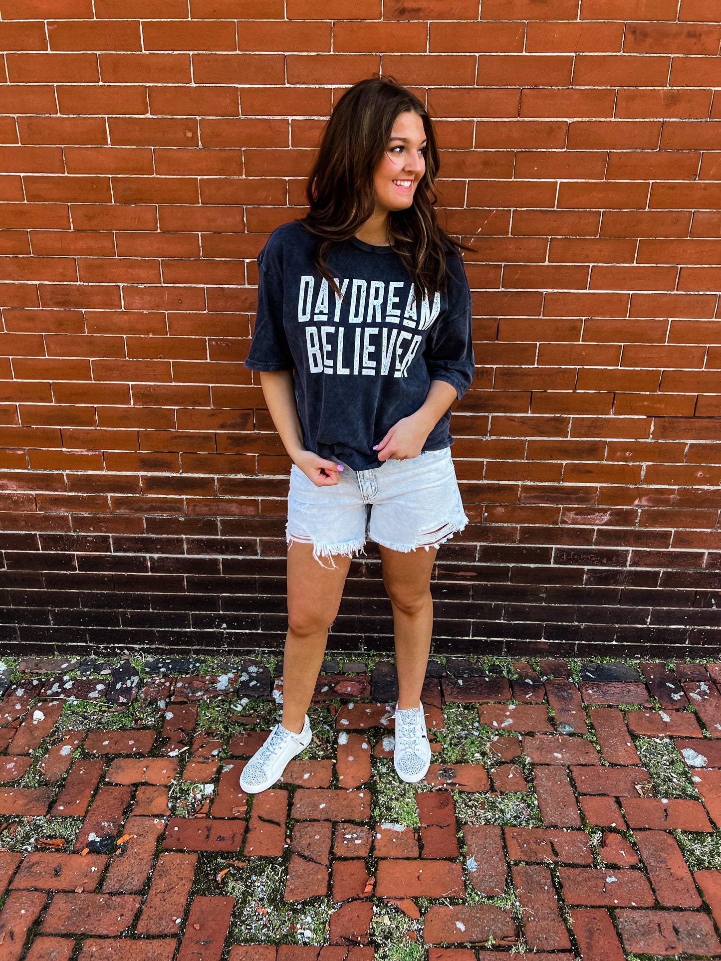 Everyday Light Wash Denim Shorts