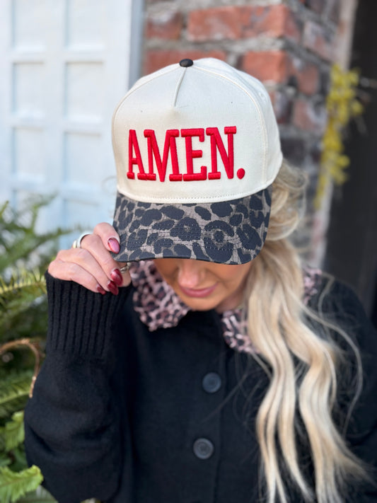 Amen Leopard Hat