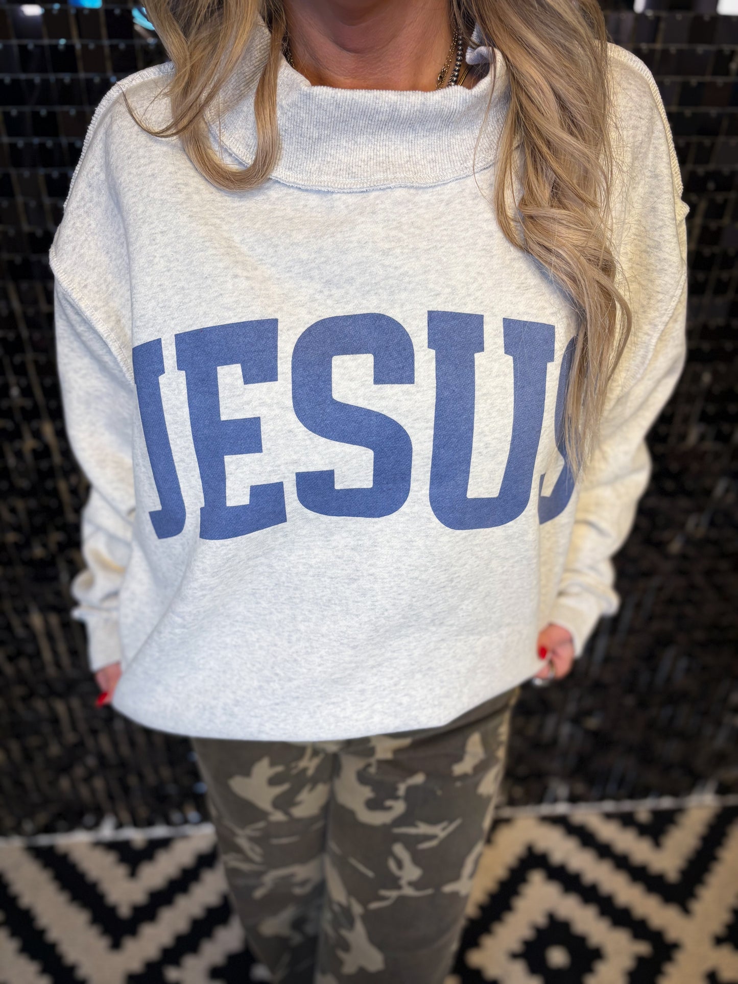Jesus Reversible Sweatshirt