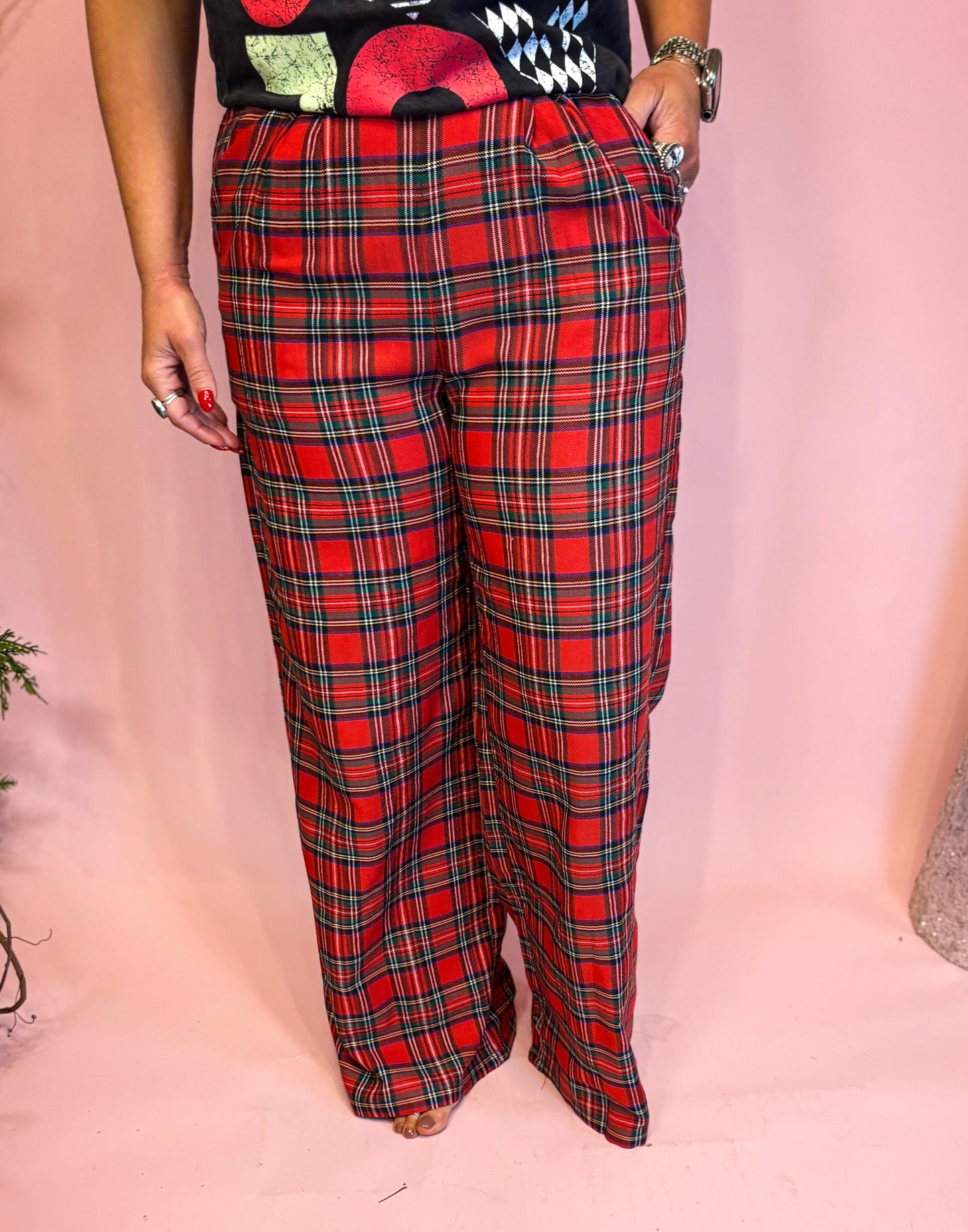 Merry in Plaid Pant