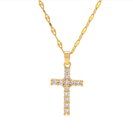 Diamond Cross Necklace