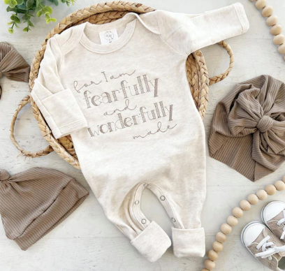 Fearfully & Wonderfully Made Romper