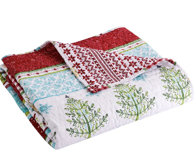 Comet & Cupid Quilted Throw