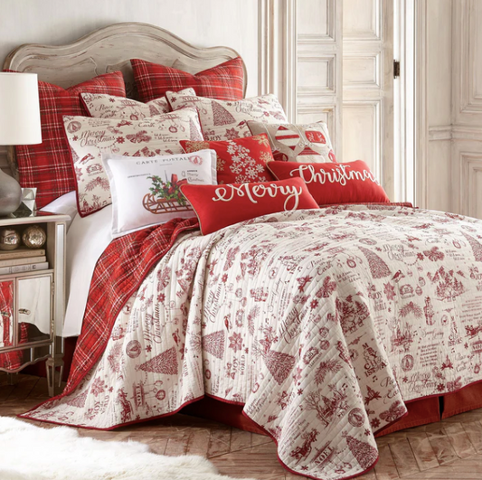 KING/CAL KING Yuletide Quilt Set