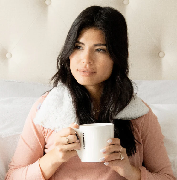 Marshmallow Gray Warmie Neck Wrap